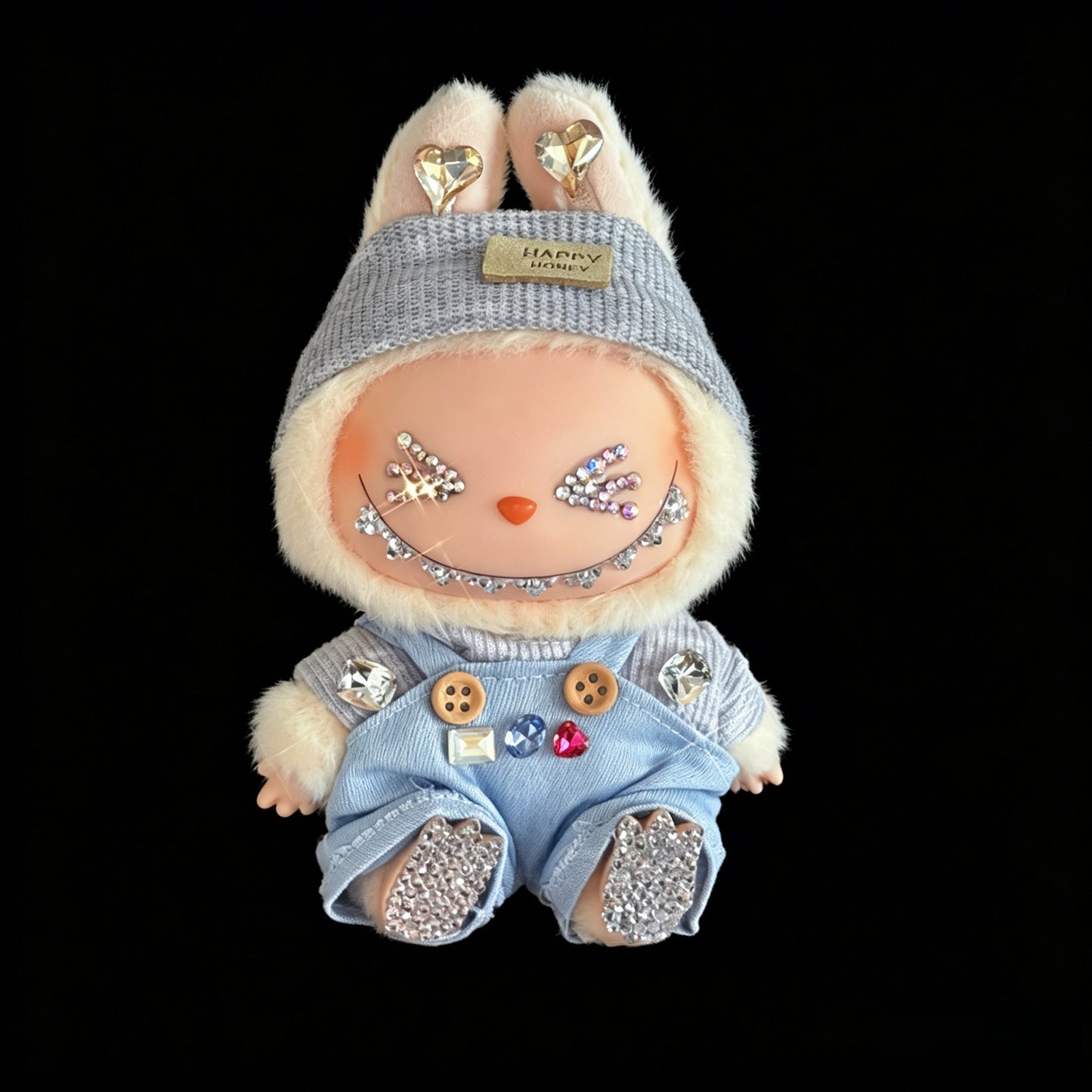 【popmart100%genuine】labubu diy diamond doll customization