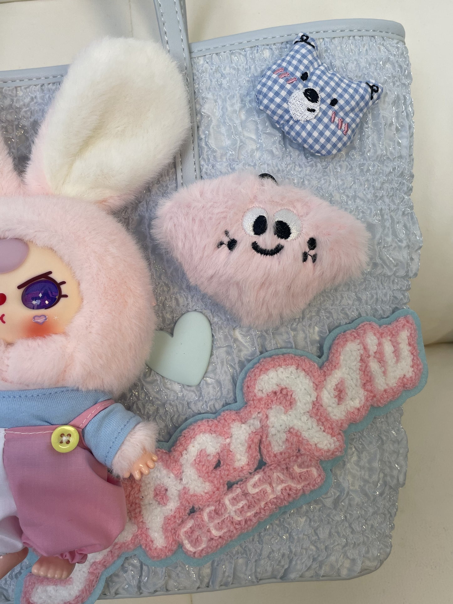 JoJo cute handmade stuffed toy bag