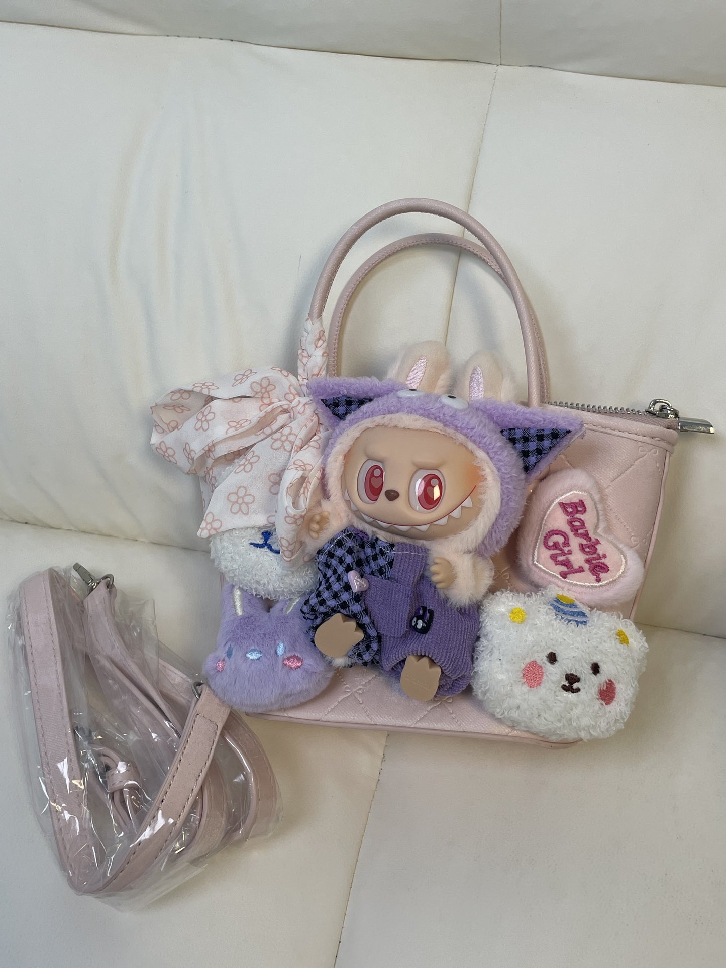 JoJo is super cute! Plush toy deco bag