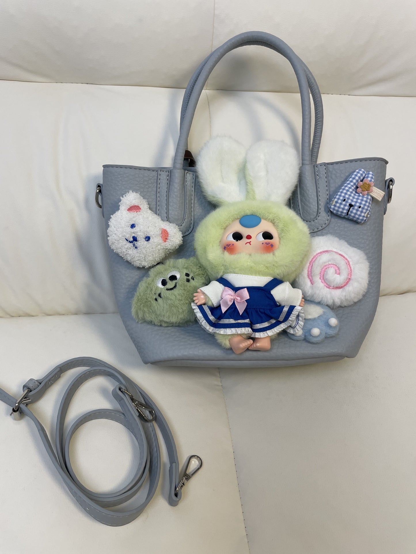 Exclusive JoJo design! Your very own stuffed toy bag