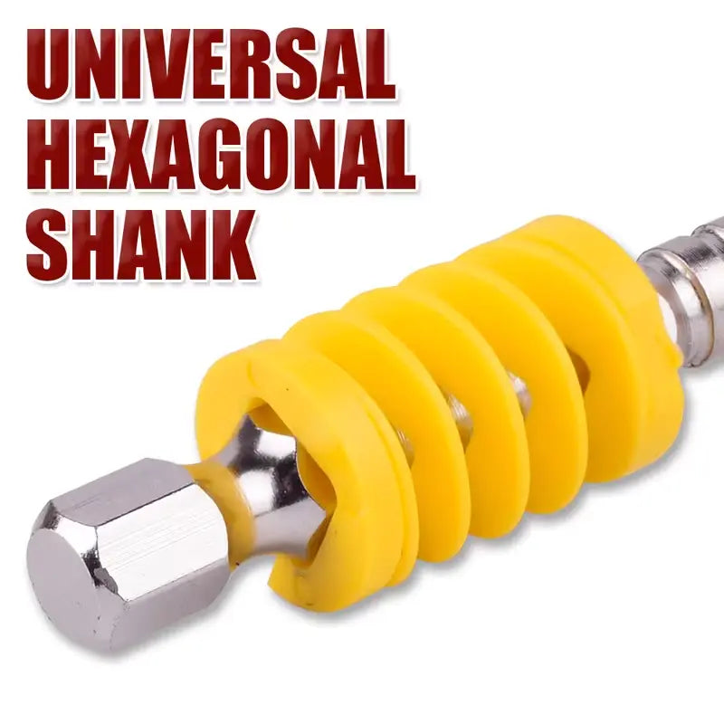 Magnetic Screwdriver Bits Set (Pack of 5) - Spring-Loaded Quick Change Hex Shank Drill Attachment Tool Kits for Electric Drills, Power Tools, Father's Day Gift, Fast Bit Changes, Drill Work