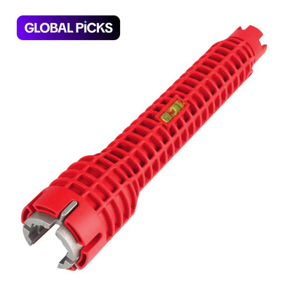 Multifunctional Faucet Ratchet Wrench Set, Sink Faucet Installer and Pipe Extractor Tool for Kitchen and Bathroom Plumbing #GLOBAL PICKS