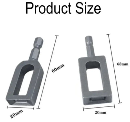 Heavy Duty Multifunctional Wire Twister-Knotter with Twist Sleeve, #9 & #11 Sizes, High-Hardness Steel Tool, Big-Diameter Fit, High Efficiency for General Bundling, Greenhouse Assembly