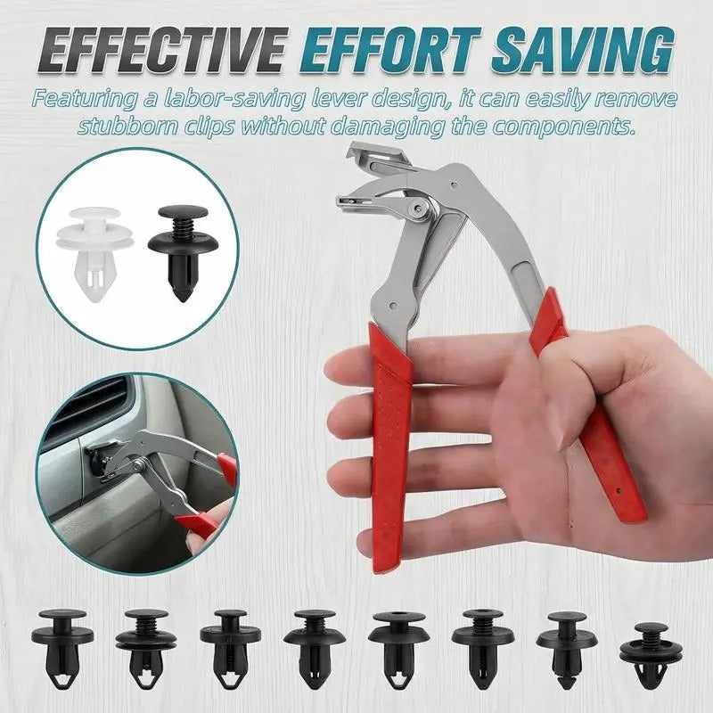 New Auto Fastener Clip Removal Pliers - Heavy-Duty Metal Quick-Release Hand Tools, Non-Destructive Plastic Clip Removal Pliers & Pincers, Automotive Disconnect Repair Hardware, Essential Tools and Gadgets for Outdoor Emergencies,toolupgrade
