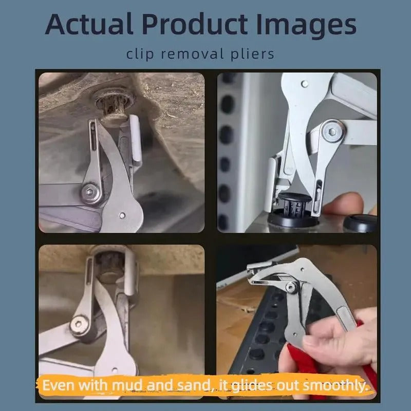 New Auto Fastener Clip Removal Pliers - Heavy-Duty Metal Quick-Release Hand Tools, Non-Destructive Plastic Clip Removal Pliers & Pincers, Automotive Disconnect Repair Hardware, Essential Tools and Gadgets for Outdoor Emergencies,toolupgrade