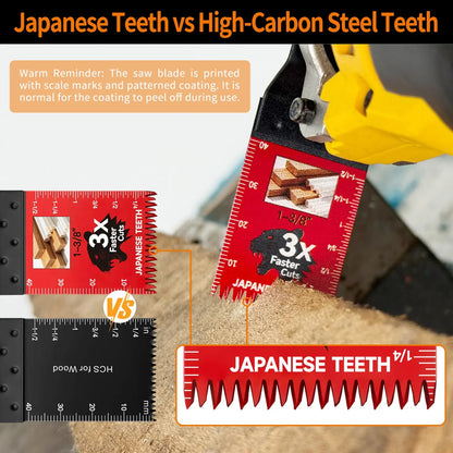 10/20/30/50 Pcs Multitool Professional Japanese Teeth Fast Cutting Oscillating Blade, Compatible with Major Tools, Durable Design, Heavy Duty