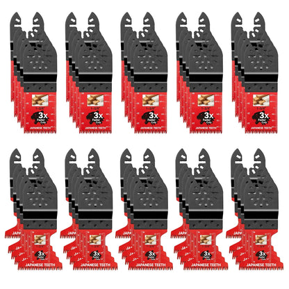 10/20/30/50 Pcs Multitool Professional Japanese Teeth Fast Cutting Oscillating Blade, Compatible with Major Tools, Durable Design, Heavy Duty