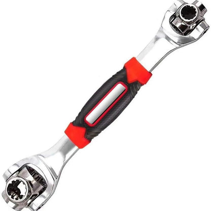 Combination Wrench Set,Universal Wrench with Multifunction 360 Degree Rotating Head,52 in 1 Socket Wrench Tool,Spanner Tool for Home and Car Repair.
