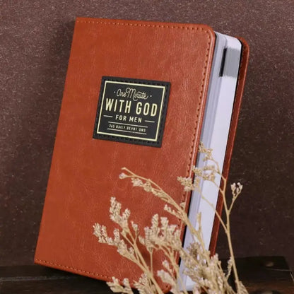 Un minuto con Dios para hombres, Diario devocional de 365 días, Libro portátil de reflexiones diarias, Regalo perfecto para fiestas, cumpleaños, Navidad, Año Nuevo, Diario de superación personal