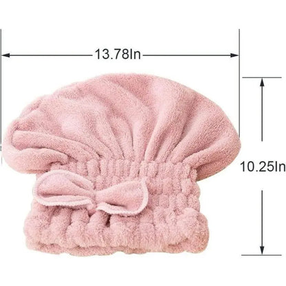 Gorros de Toalla de Microfibra de 3 Piezas para el Pelo, Extra Suaves y Ultra Absorbentes, Gorros de Secado Rápido para el Pelo, Turbante para Pelo Mojado de Mujer Light Shiny SpringStatements