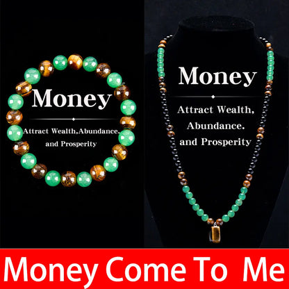1 ud. Pulsera Arpurraina de Atracción de Dinero con Aventurina Verde y Ojo de Tigre - pulsera de la amistad azul, joyería de cuentas, pulsera de protección, regalo de aliento, pulsera artificial de moda del día, pulsera de cristal con cuentas Colorblock