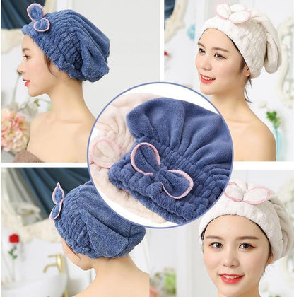 Gorros de Toalla de Microfibra de 3 Piezas para el Pelo, Extra Suaves y Ultra Absorbentes, Gorros de Secado Rápido para el Pelo, Turbante para Pelo Mojado de Mujer Light Shiny SpringStatements