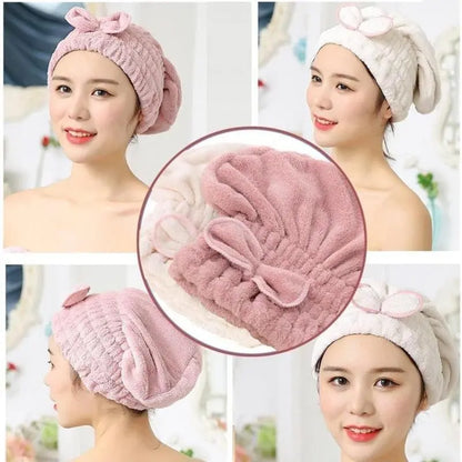 Gorros de Toalla de Microfibra de 3 Piezas para el Pelo, Extra Suaves y Ultra Absorbentes, Gorros de Secado Rápido para el Pelo, Turbante para Pelo Mojado de Mujer Light Shiny SpringStatements