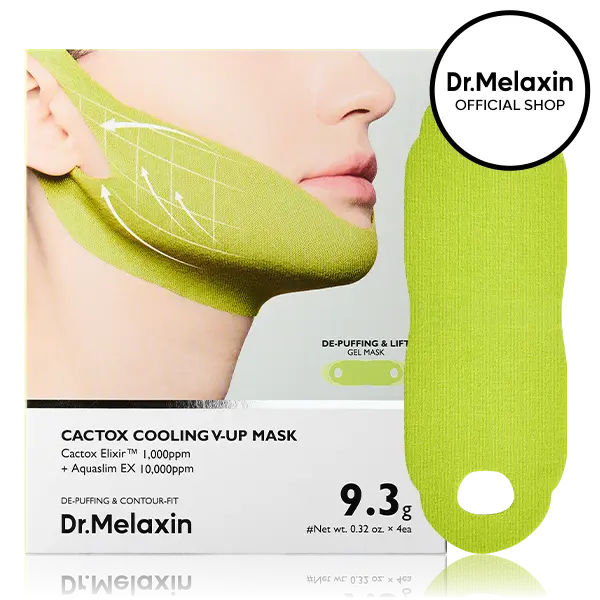 [Dr.Melaxin Official] CACTOX V-LIFTING MEWING BAND with Cactus Cooling Reduce Puffiness & Pore Tightening for Visible Pore Care Skin Repair