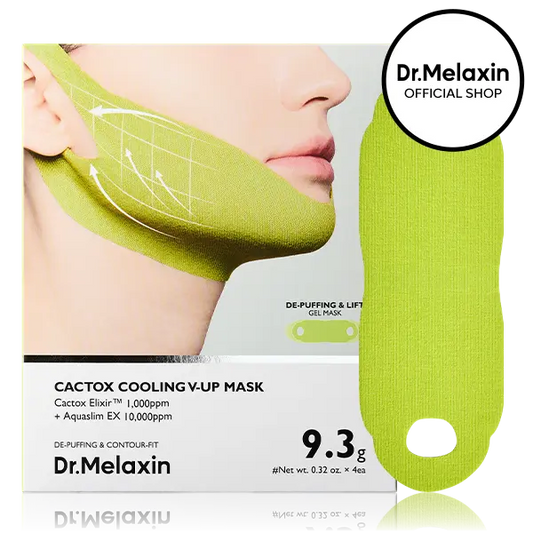 [Dr.Melaxin Official] CACTOX V-LIFTING MEWING BAND with Cactus Cooling Reduce Puffiness & Pore Tightening for Visible Pore Care Skin Repair