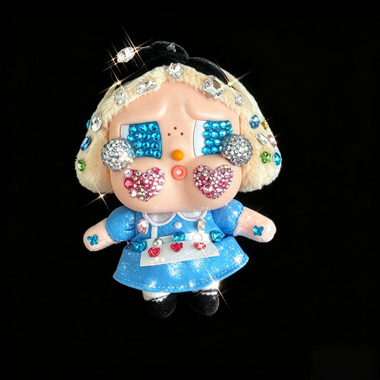 【popmart100%genuine】 crybaby Alice  diy diamond doll customization