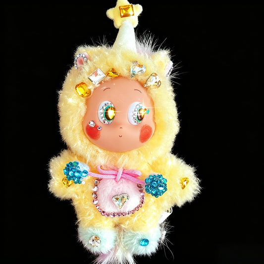 【popmart100%genuine】  Star Person diy diamond doll customization