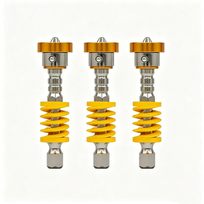 Magnetic Screwdriver Bits Set (Pack of 5) - Spring-Loaded Quick Change Hex Shank Drill Attachment Tool Kits for Electric Drills, Power Tools, Father's Day Gift, Fast Bit Changes, Drill Work