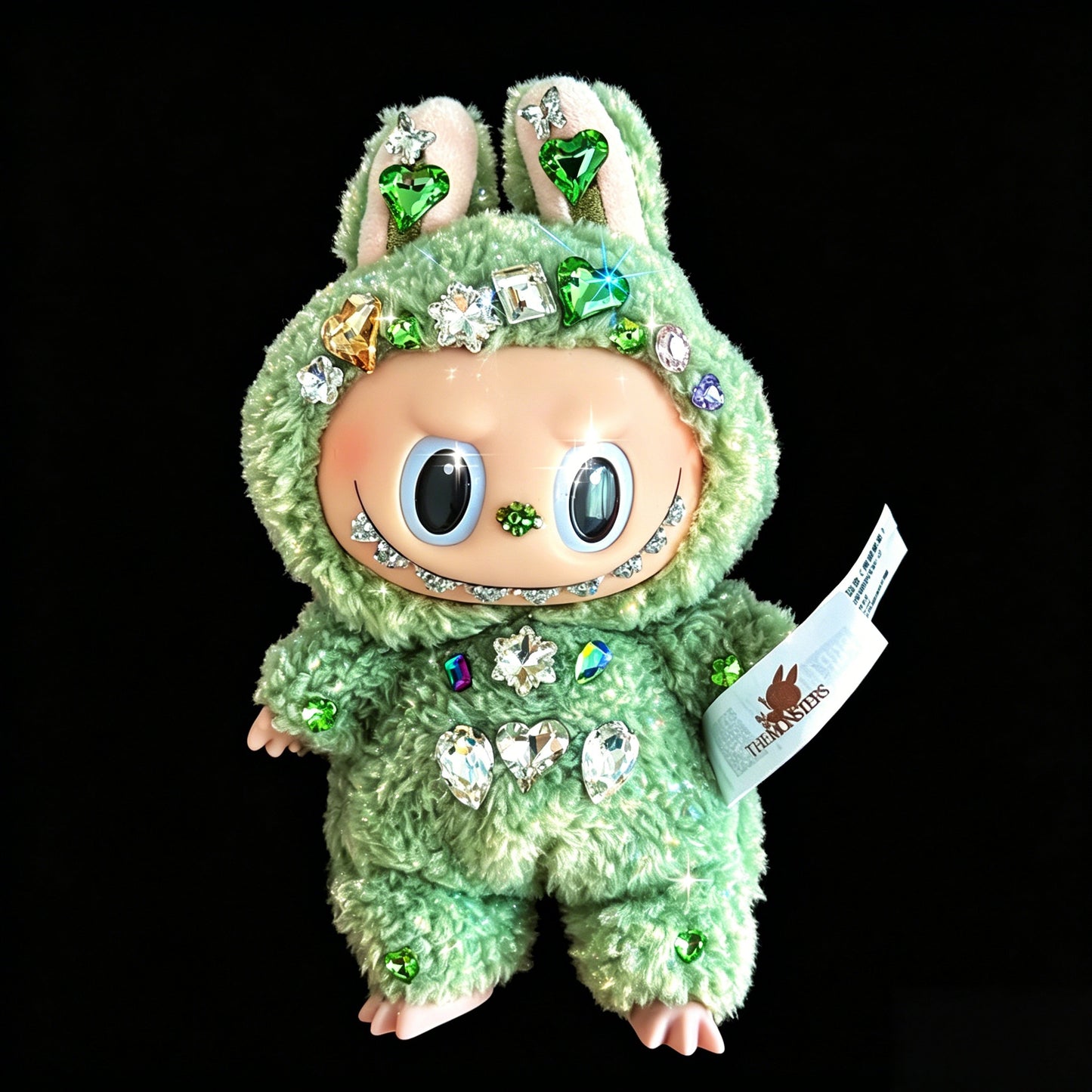 【popmart100%genuine】 LABUBU  diy diamond doll customization