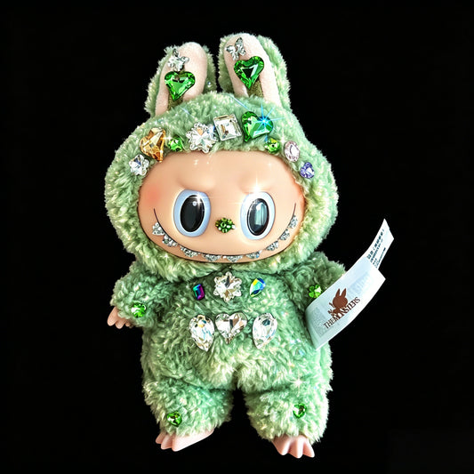 【popmart100%genuine】 LABUBU  diy diamond doll customization