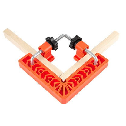 4PCS Right Angle Clamp Kit – for picture frames, boxes, Furniture, Home, cabinets or drawers & stone positioning; multi-surface adjustable fastening tool