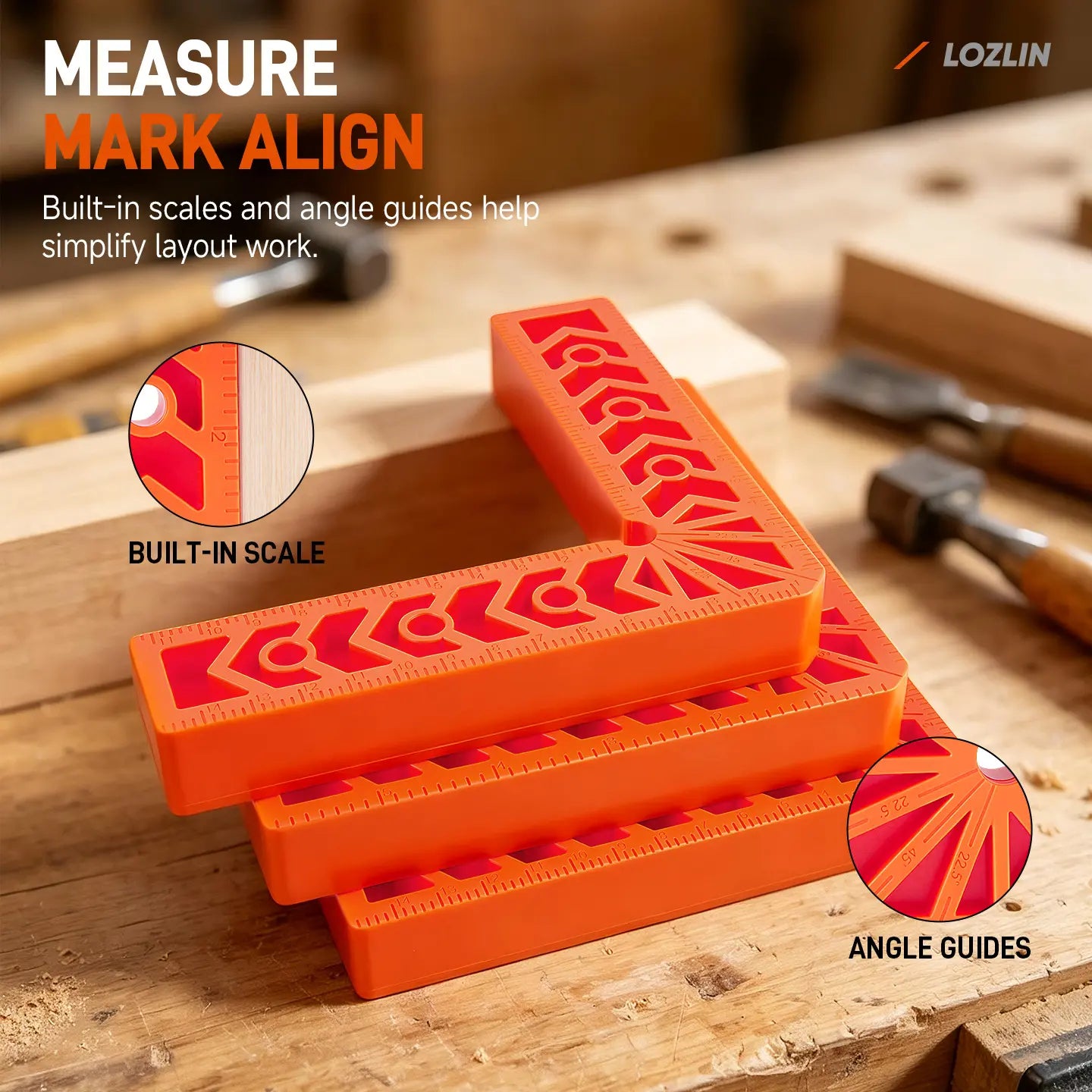 4PCS Right Angle Clamp Kit – for picture frames, boxes, Furniture, Home, cabinets or drawers & stone positioning; multi-surface adjustable fastening tool