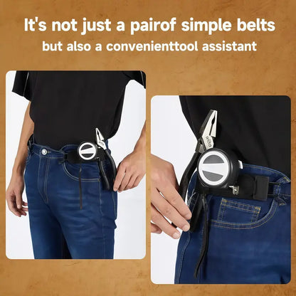 Cinturón elástico táctico de metal (unisex) - Diseño invisible patentado sin hebilla | Ajustable suave lateral TikTokShopBlackFriday