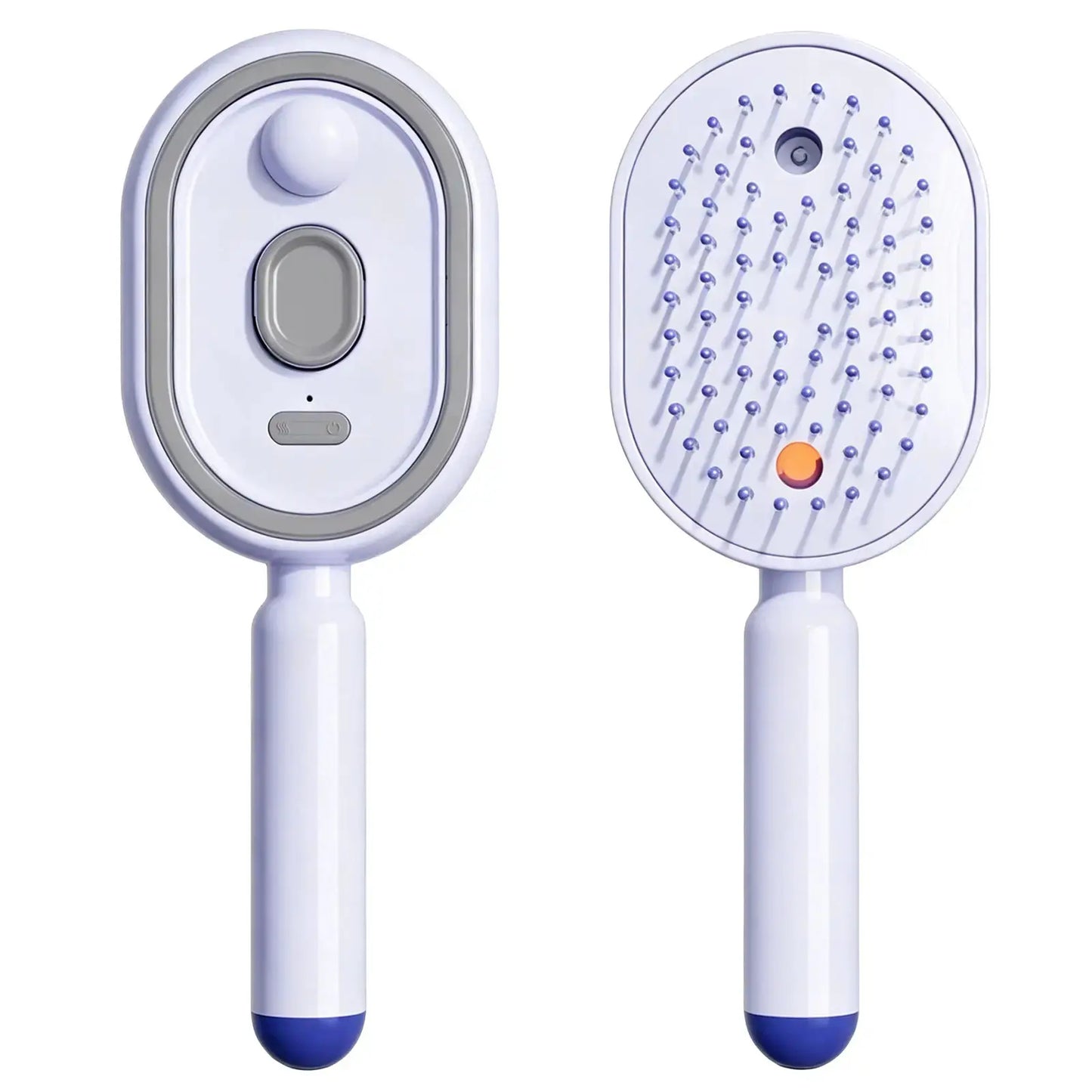 Electric Spray Air Cushion Massage Comb | Essential Oil Mist Hair Care Comb | Self-Cleaning Anti-Tangle | Anti-Static Volumizing Aromatherapy Comb