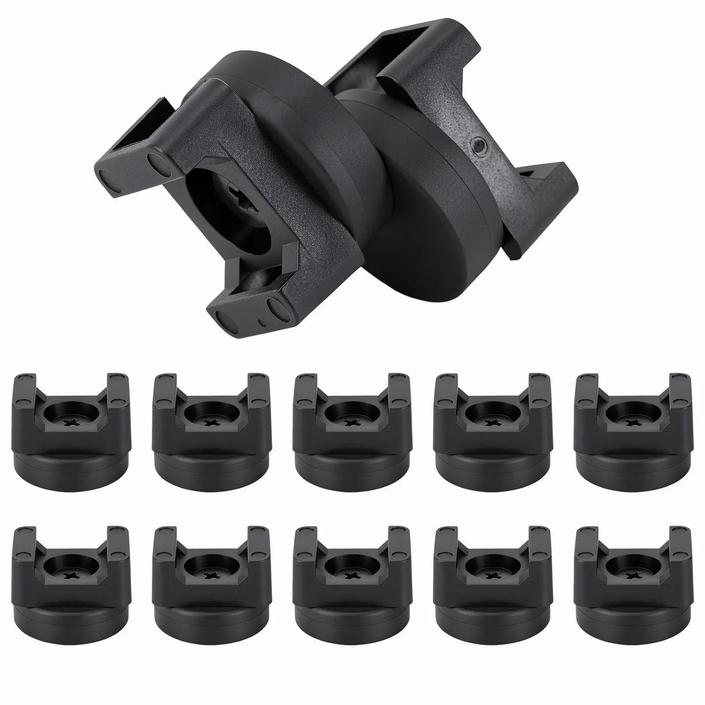 Heavy-Duty Magnetic Cable Tie Mounts, 22mm Magnetic Zip Tie Mount Bases, 22lbs Strong Magnetic Wire Holders and Cable Organizers for Home, Office, Marine, and Electrical Wire Management