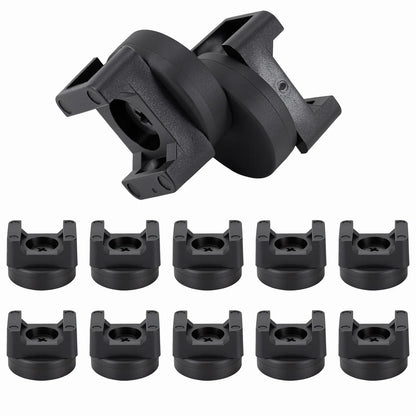 Heavy-Duty Magnetic Cable Tie Mounts, 22mm Magnetic Zip Tie Mount Bases, 22lbs Strong Magnetic Wire Holders and Cable Organizers for Home, Office, Marine, and Electrical Wire Management