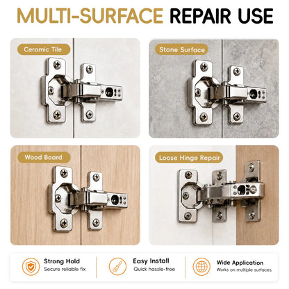 6*14mm Door Hinge Thread Repair Screws, 30Pack/60Pack Short Expansion Wall Anchors, Stripped Thread Repair Fixer for Cabinet, Tile, Stone and Partition Hinge Mounting fathersdaygift