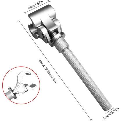 Hinge Wrench, Adjustable Alignment Tool, Material Steel, Door Hinge Adjuster, Cabinet Cupboard Opener, Precision Control Feature, For Home RV Workplace Apartment Furniture