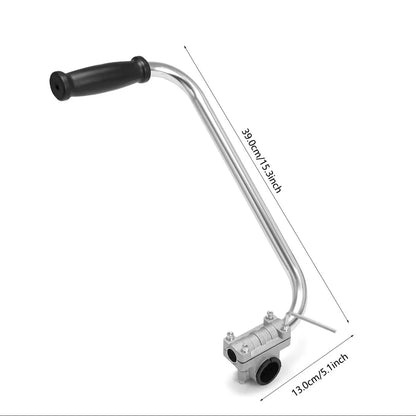 Grass Trimmer Handle, Aluminum Trimmer Handle with Bracket Clip Feature, Multifunctional Garden Trimmer Handle, Power Tool Accessories, Aluminum Construction