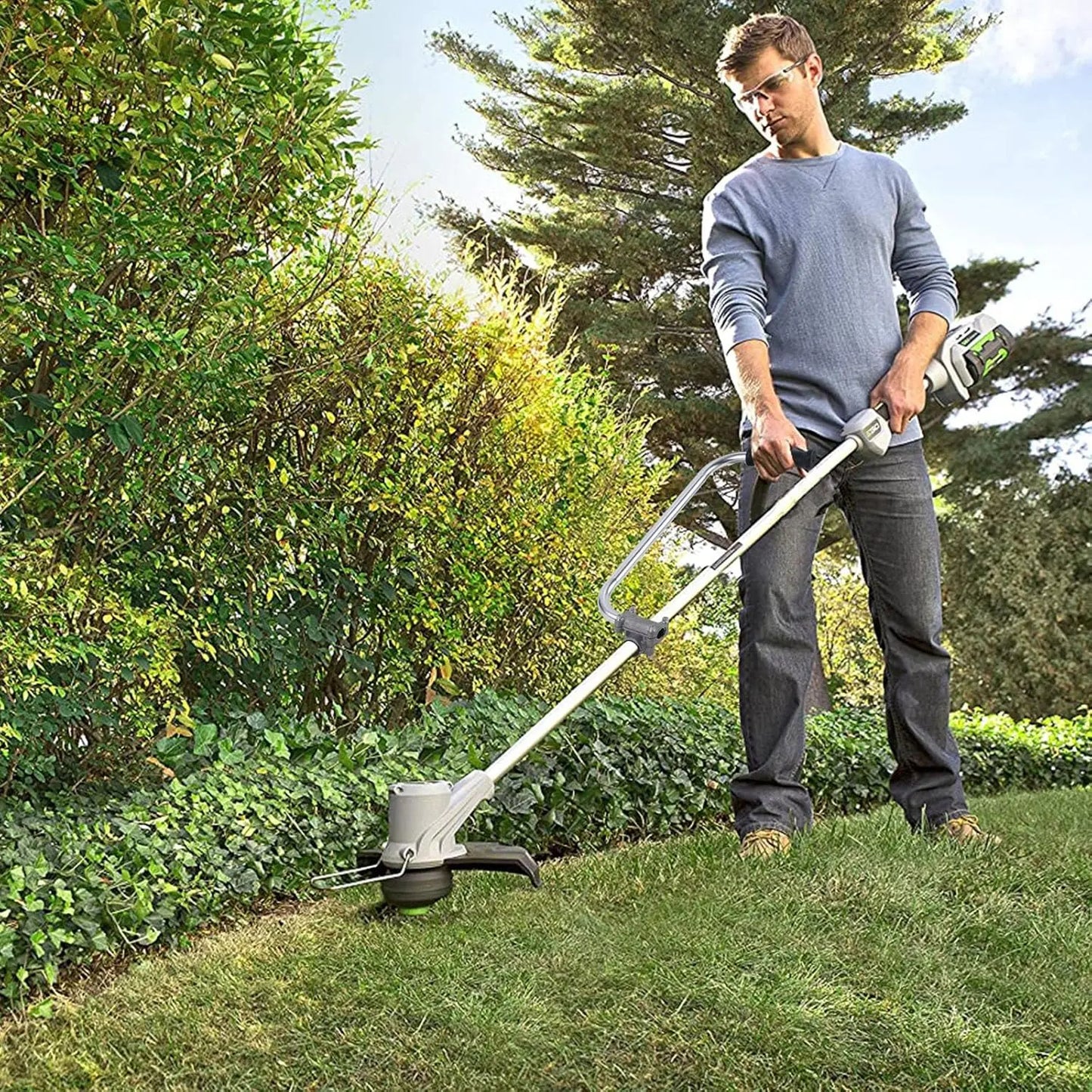 Grass Trimmer Handle, Aluminum Trimmer Handle with Bracket Clip Feature, Multifunctional Garden Trimmer Handle, Power Tool Accessories, Aluminum Construction