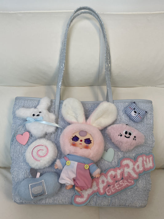 JoJo cute handmade stuffed toy bag