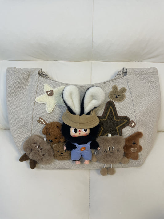 JoJo is so cute! DIY stuffed animal bag