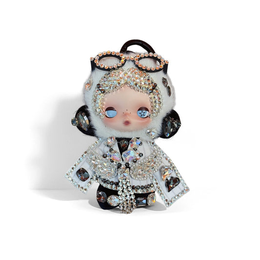 SKULLPANDA POPMART UNBOXING DIAMOND DOLL DESIGN DIY