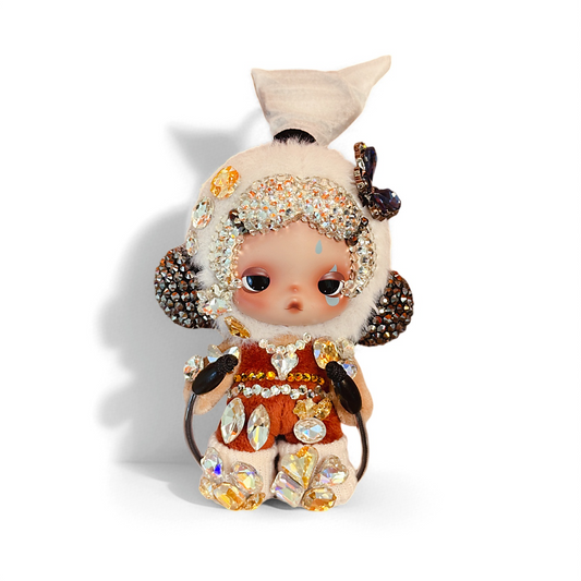 SKULLPANDA POPMART UNBOXING DIAMOND DOLL DESIGN DIY