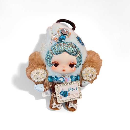 SKULLPANDA POPMART UNBOXING DIAMOND DOLL DESIGN DIY