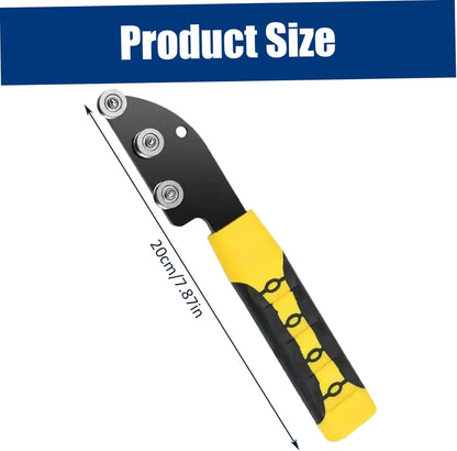 Stainless Steel Cable Straightener Tool - Professional Manual Untwisting & Bending Device for Electricians, HVAC & Telecom Projects