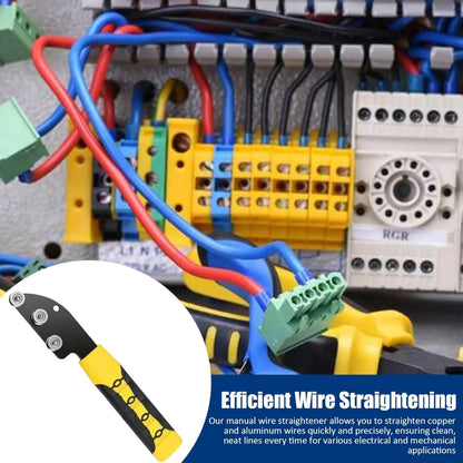 Stainless Steel Cable Straightener Tool - Professional Manual Untwisting & Bending Device for Electricians, HVAC & Telecom Projects